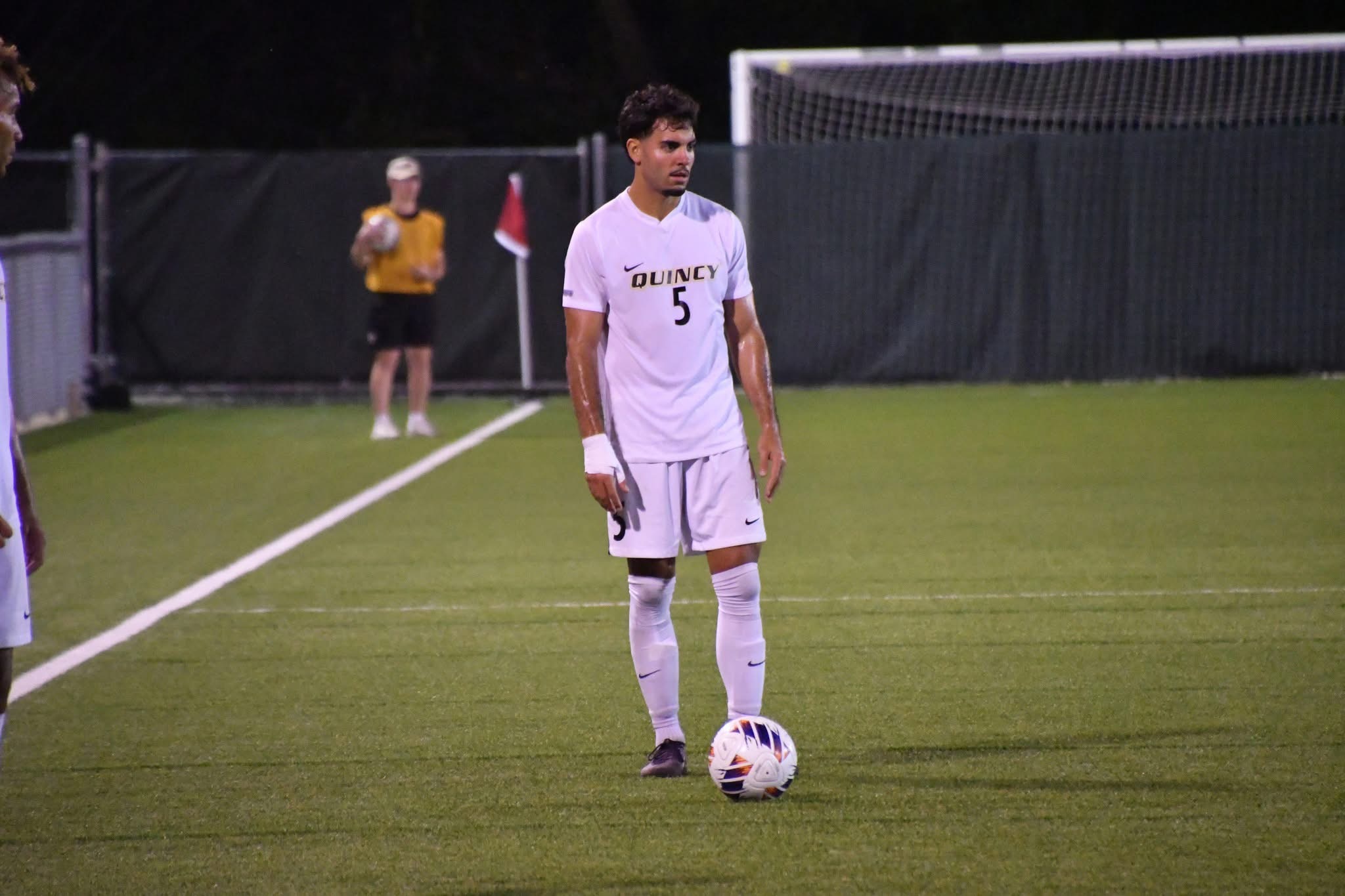 Carlos Moreno on the field